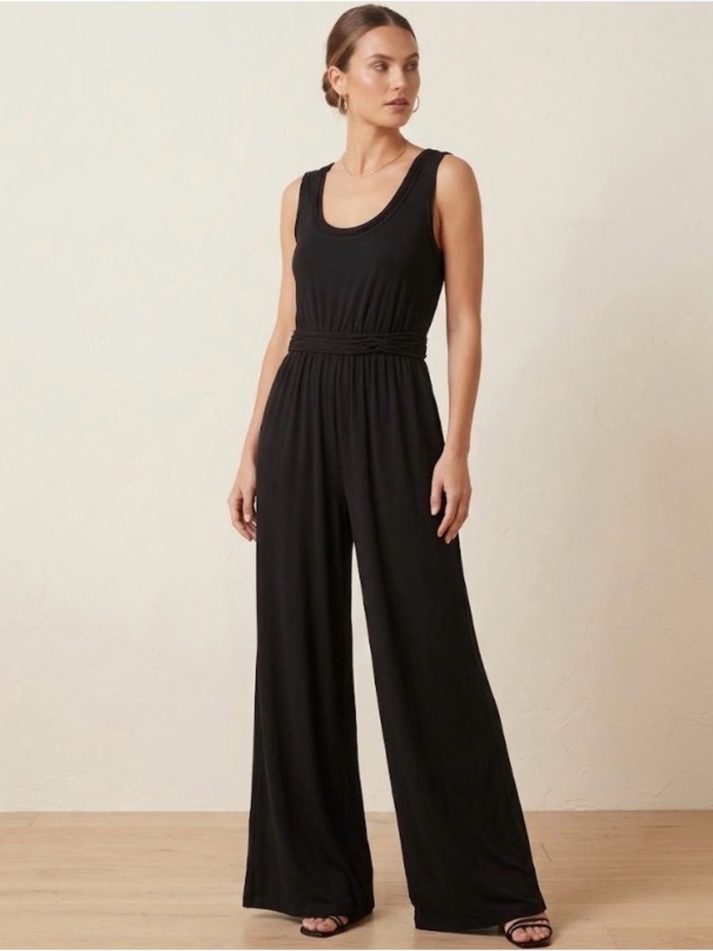 Jumpsuit Wide Leg Black